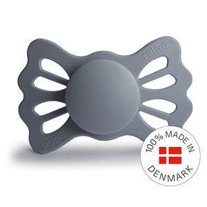 FRIGG Lucky - Symmetrical Silicone Pacifier - Great Gray - Size 2